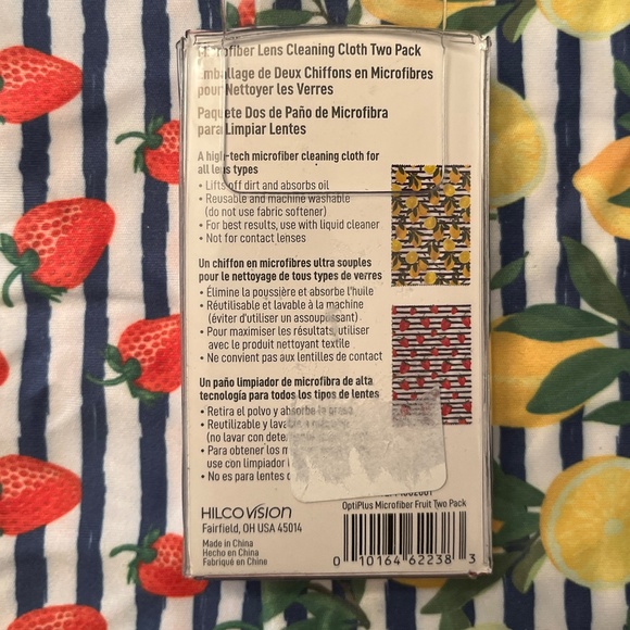 NEW 🍋🍓OptiPlus Microfiber Cleaning Cloths – 2 cloths - Picture 2 of 5